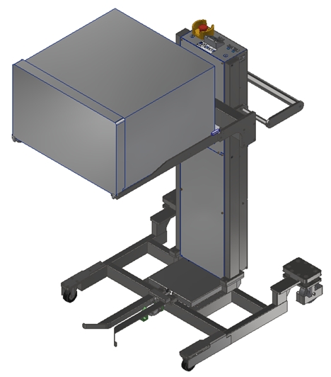 面板級晶圓盒用半自動手推車(PGV)